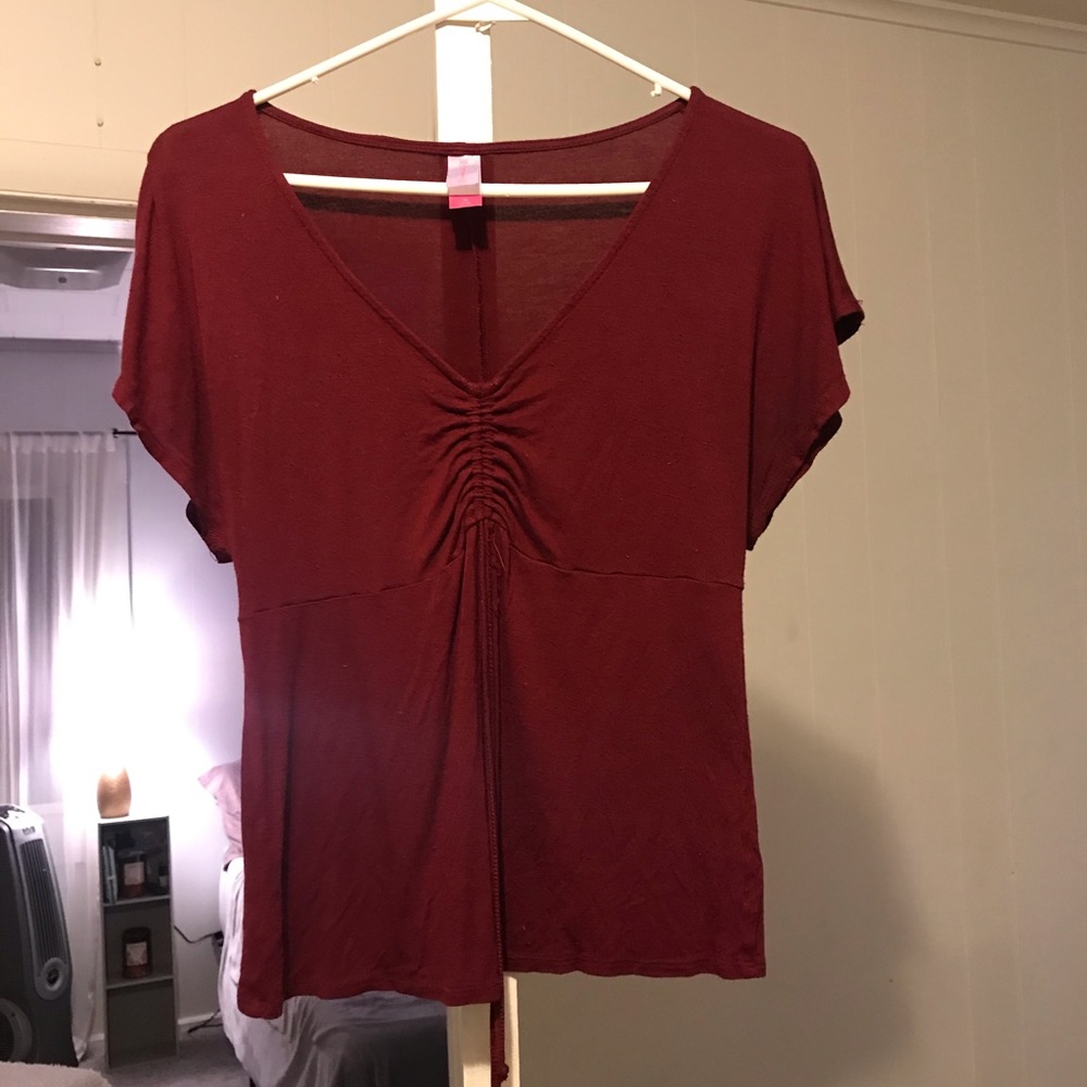 scrunched shirt
